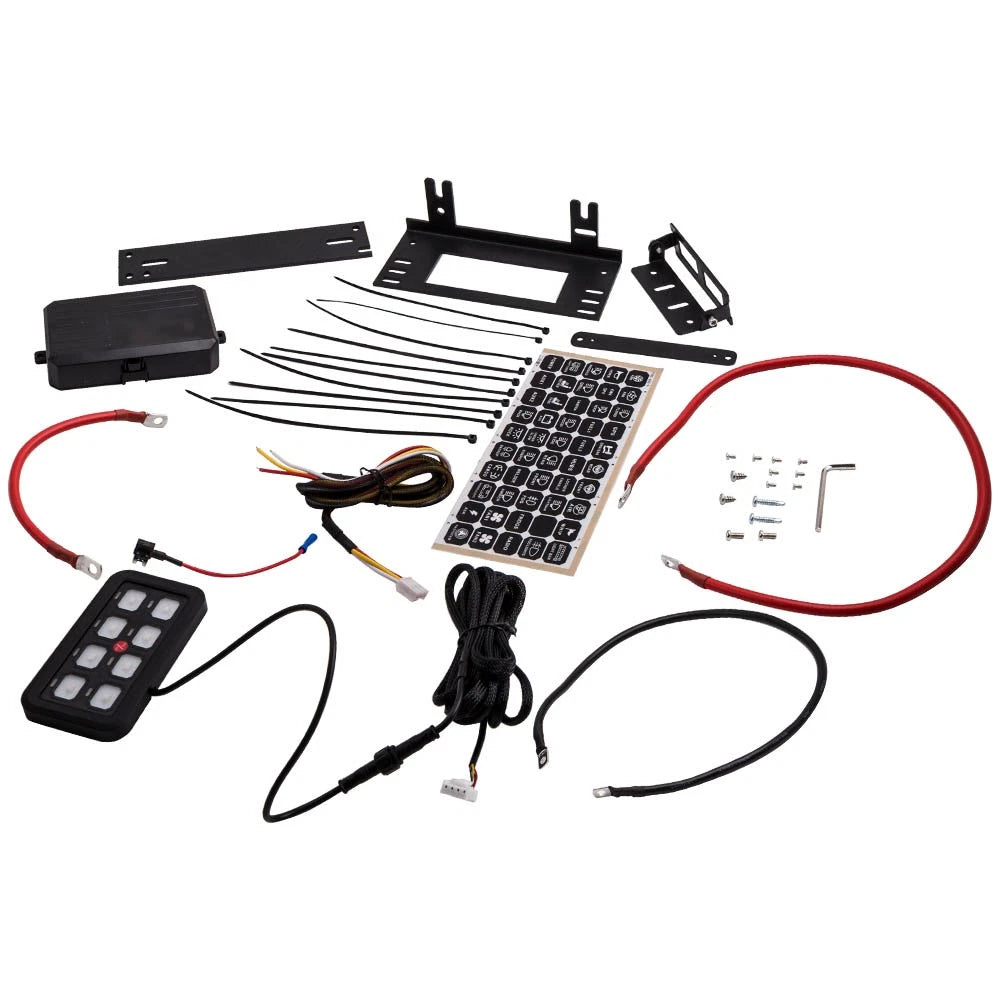 8 Gang Switch Panel for Universal Off-Road Truck UTV ATV SUV 12-24V