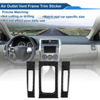 Set of 1 Air Condition Outlet Vent Trim Cover Frame for Toyota Corolla (2009–2013)