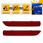 2X Rear Bumper Reflector for Nissan Murano/Sentra/Leaf EV (2015–2022)