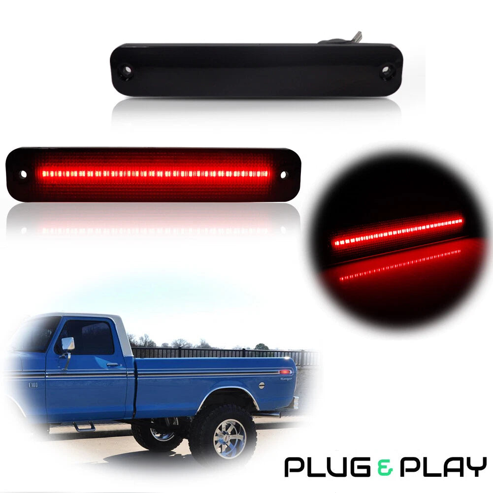 2X Smoked LED Red Rear Side Marker Lights for Ford F100 F150 F250 F350