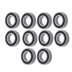 Set of 10 Deep Groove Ball Bearings 40mm x 80mm x 18mm Rubber Sealed