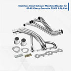 Stainless Steel Exhaust Header for Chevy Corvette C2/C3 (1963–1982)