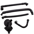 5pcs Crankcase Vent Valve & Breather Hose Kit for BMW Z3 E39 E46 E60 (1996–2010)