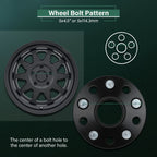 2X Hub Centric Wheel Spacers 5x4.5 12x1.5 for Toyota RAV4 Sienna (1998–2020)