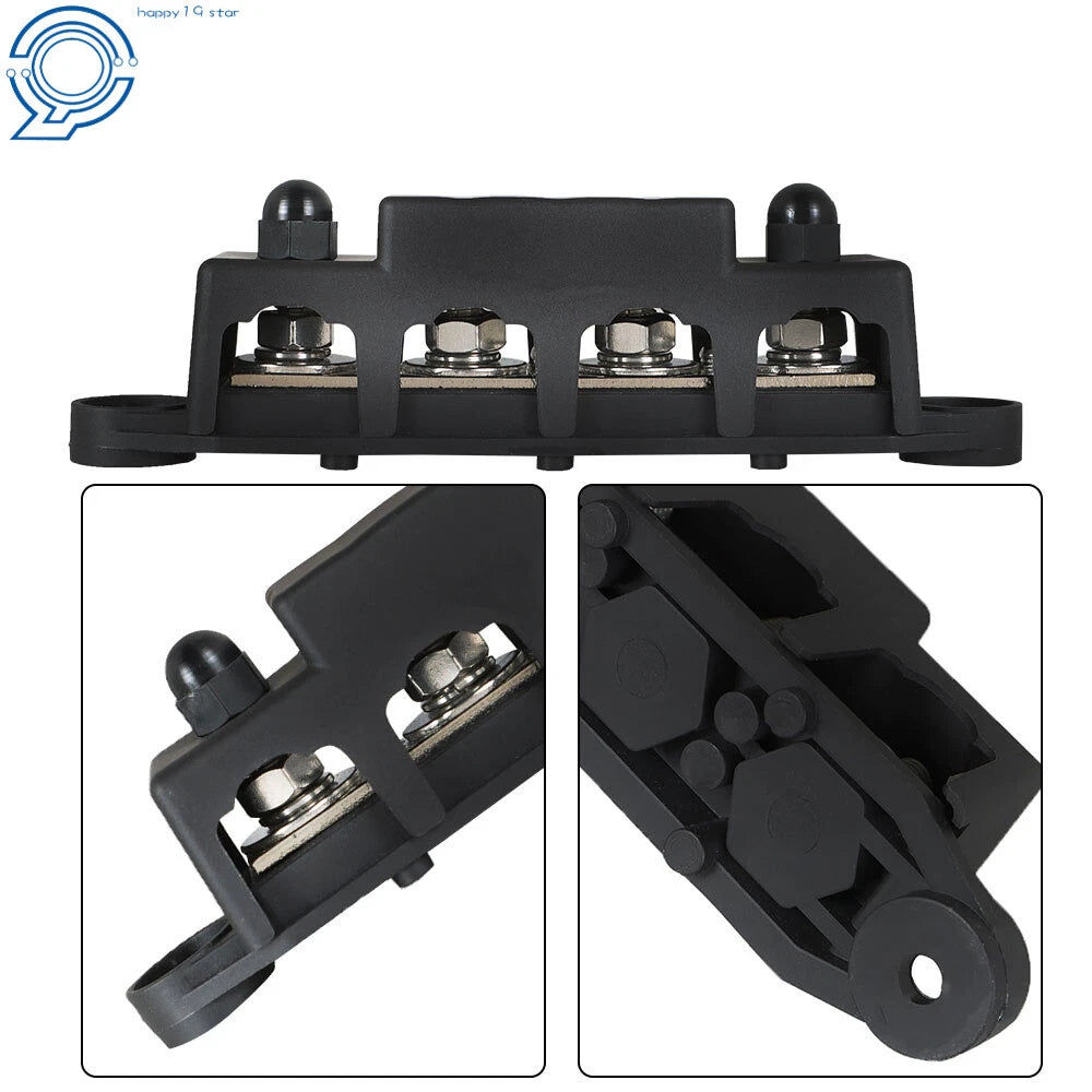 4 Post Busbar Power Distribution Block for Bus (12V, 250A)