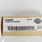 Left Chrome Front Turn Signal Bracket for Harley-Davidson Road Glide (2015–2023) 67800300