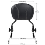 Detachable Backrest Sissy Bar for Harley Touring Electra Road Glide (2009–2025)