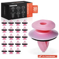 20Pcs Nylon Moulding Clips Fastener Rivet for Subaru