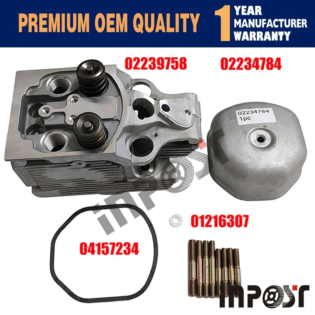 Cylinder Head for Deutz D10006 DX110 DX92 DX86 (1990–1999) 2239758 02239758