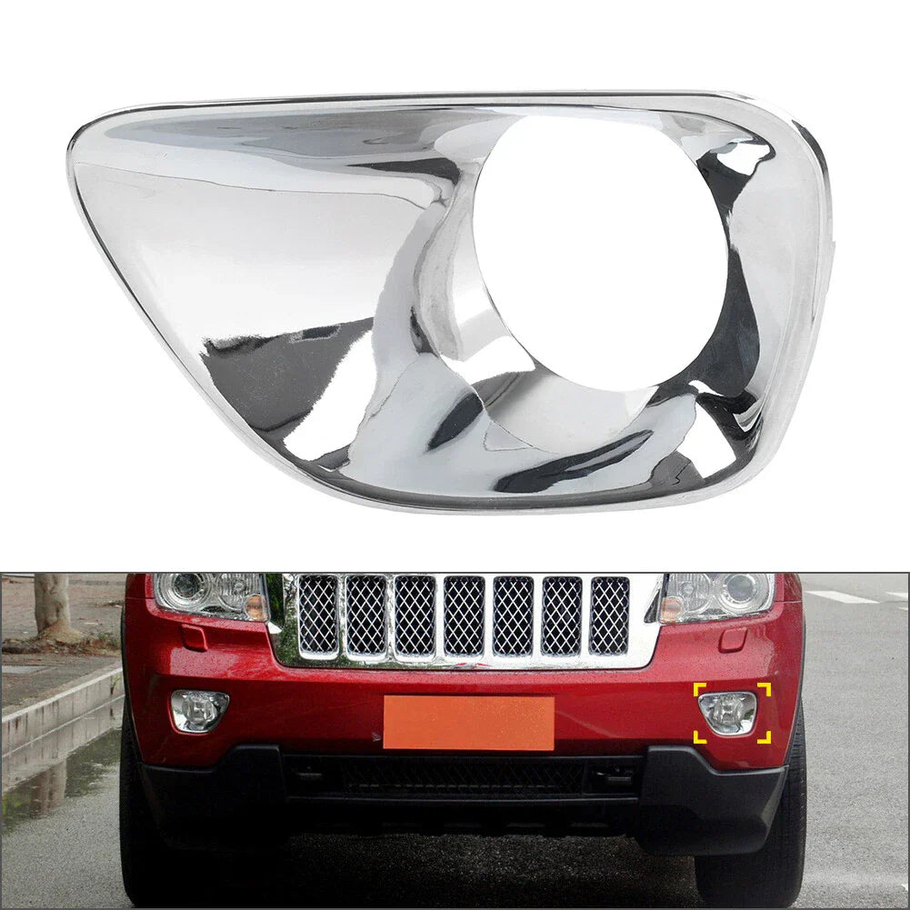 Left Fog Light Bezel Cover Chrome for Jeep Grand Cherokee (2011-2013)