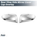 Pair Rearview Mirror Cover Overlay Chrome for Toyota Hilux (2015–2022)