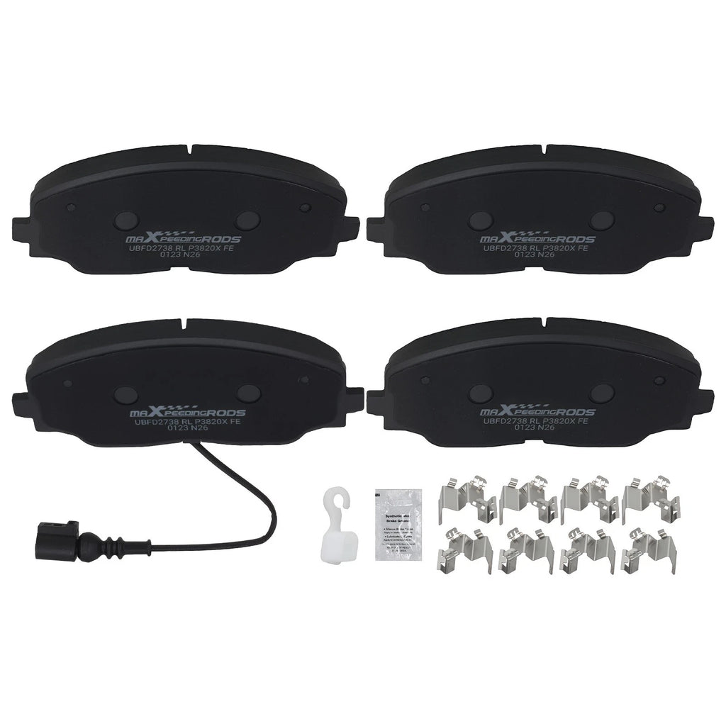 Set of 4 Front Brake Pads for Volkswagen Atlas (2018–2025) / Atlas Cross Sport (2020–2025)