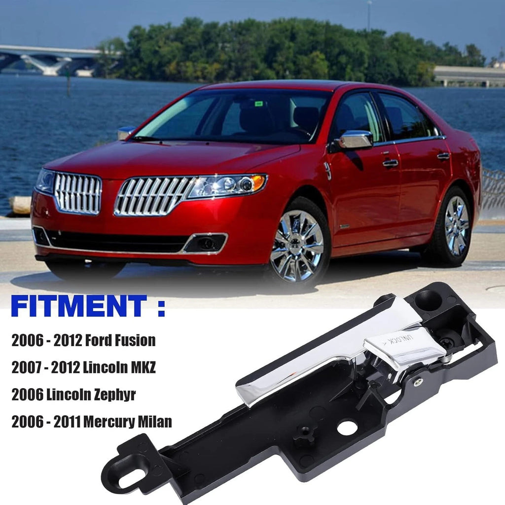 Chrome Interior Door Handle Front LH for 2007-2012 Chevy Silverado 4.3L