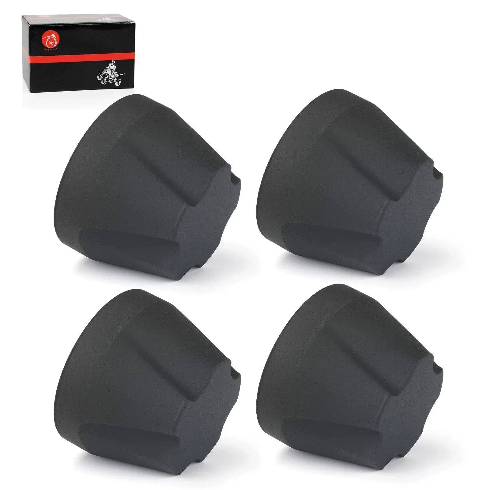 Rear Wheel Hub Caps 4 x for Yamaha Tri-Moto 225 YTM225 (1986–1986)