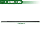1 Pair Rear Door Window Weatherstrip for Toyota Sienna (2011–2020)
