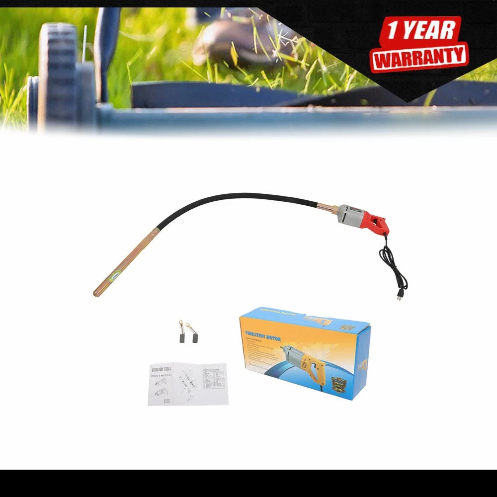 Electric Concrete Vibrator with 5 FT Copper Shaft (1300W)