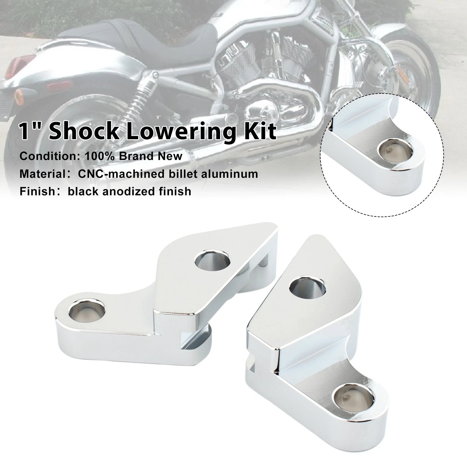 1" Shock Lowering Kit for V-Rod VRSC (2002–2017)