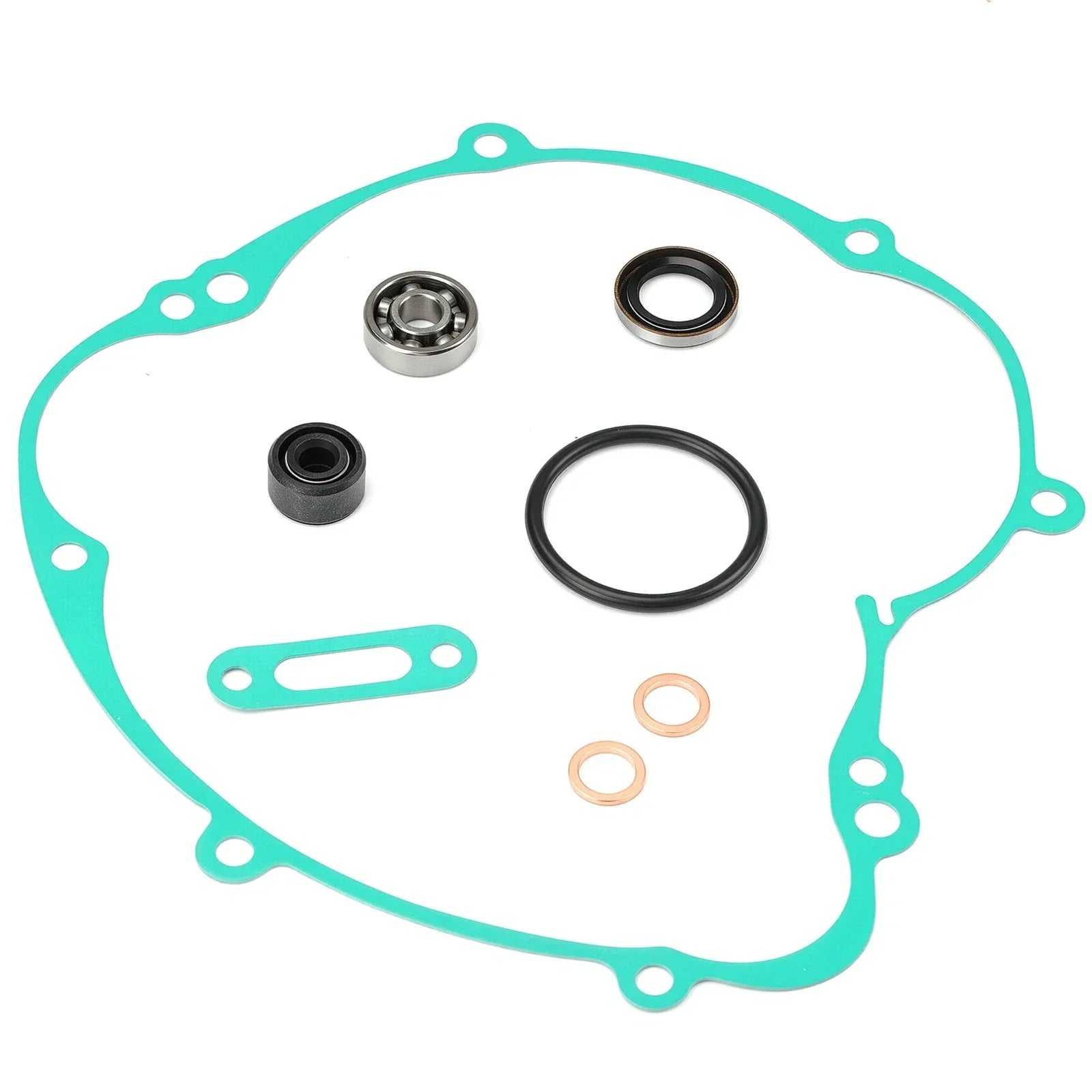 Water Pump Rebuild Kit Gasket Bearing Seal for Kawasaki KX80 KX60 (1985–2003)