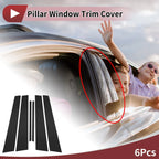 6 Pcs Car Door Pillar Window Trim for Lexus IS (2001-2005) Black