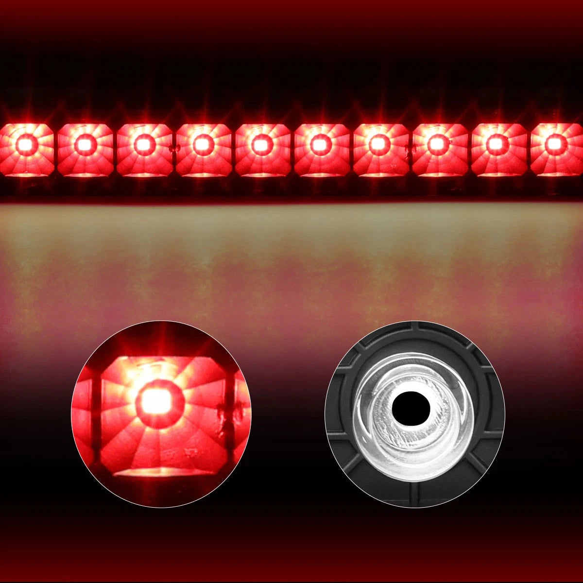 Full LED Third Tail Brake Light for Jeep Commander (2006–2010)