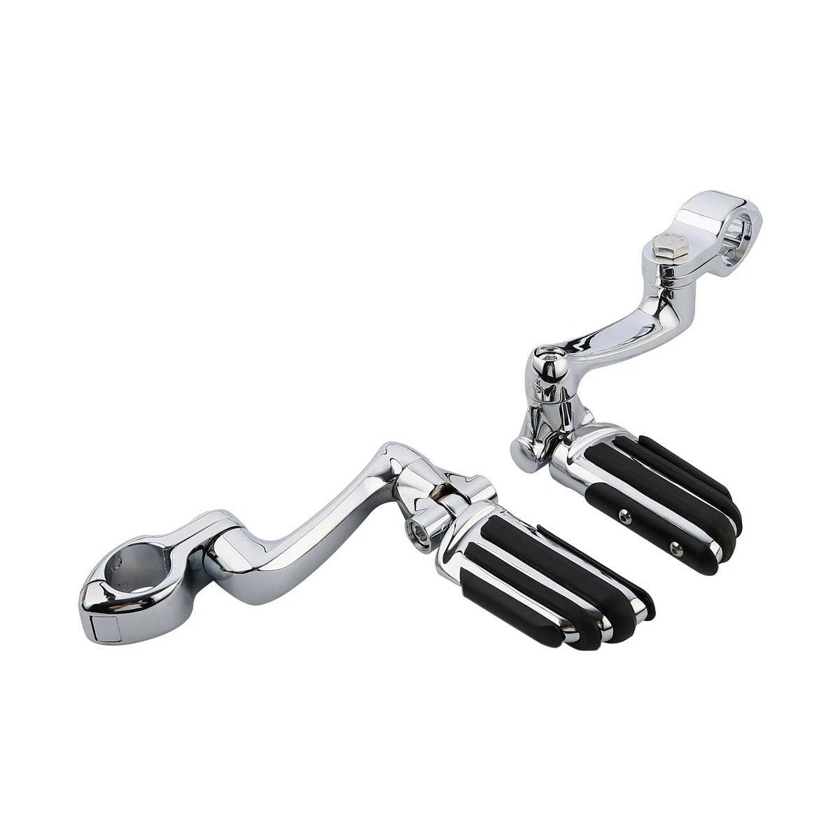 360 Adjustable 32mm Highway Foot Peg Mount Clamps for Harley Touring Softail