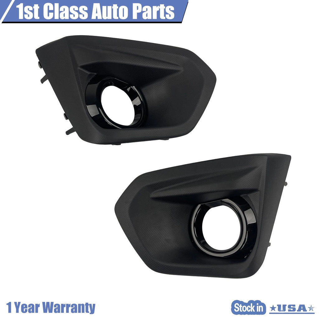 Set of 2 Fog Light Bezels for Subaru Impreza (2012–2014) - Glossy Black Trim