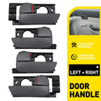 4X Interior Door Handles for Hyundai Accent (2006–2011) Gray