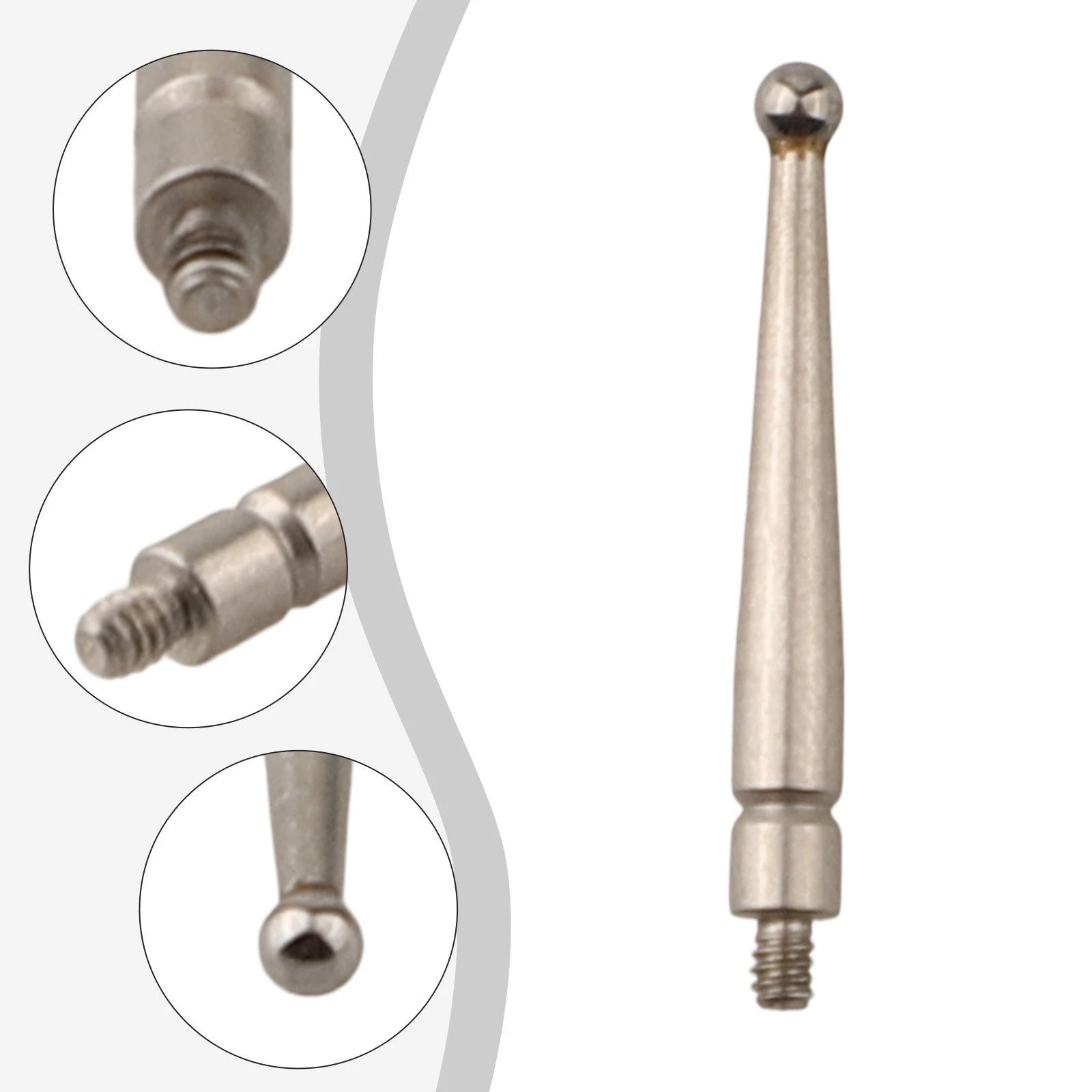 M1 6x0 35 Thread Dial Test Indicator Probe with Tungsten Steel Head