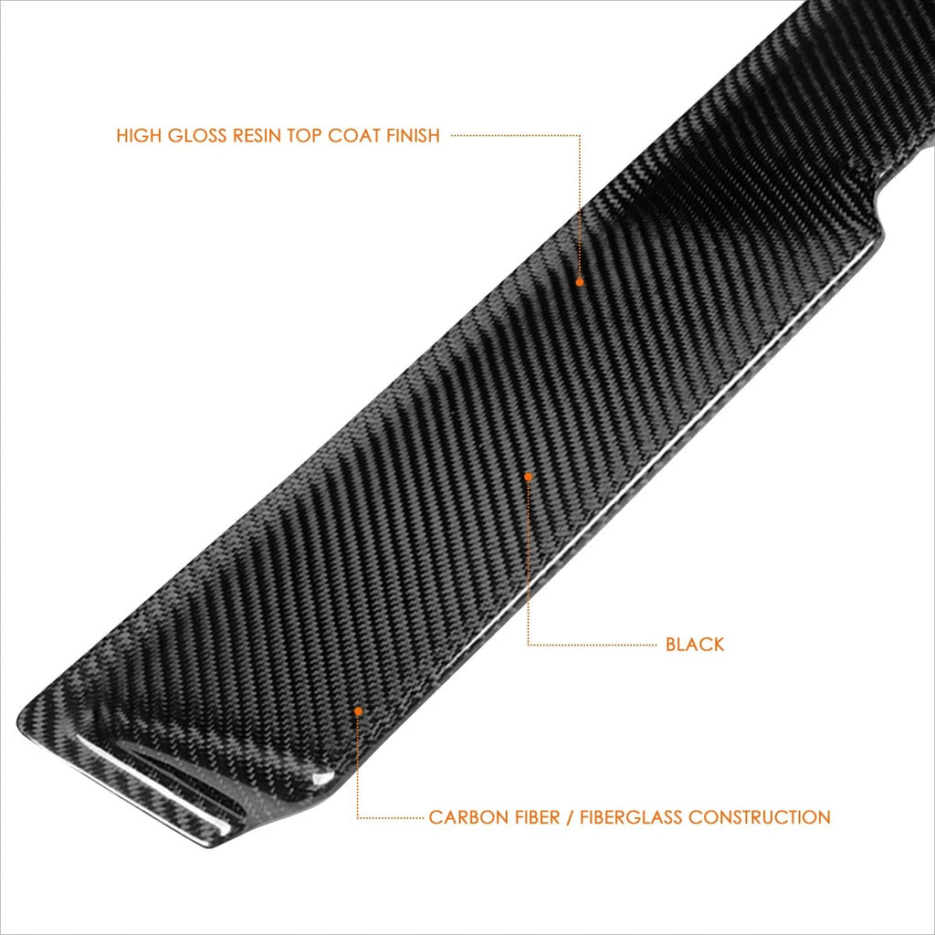Carbon Fiber Rear Window Spoiler for Chevy Camaro Coupe (2010–2015)