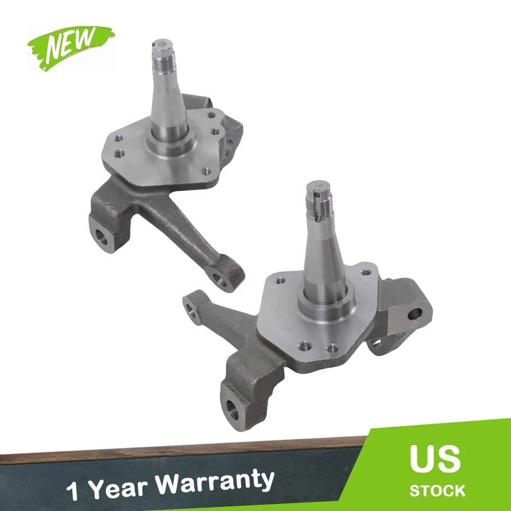 Set of 2 Forged Steel Drop Spindles for Ford Mustang II & Pinto (1973–1978)