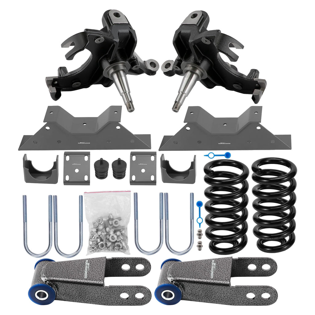 Lowering Kit 6" Front 7" Rear for Chevy C10 GMC C15 2WD (1973–1987)