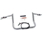 12" Miter Cut Prewired Handlebar for Harley Street Glide/Electra Glide (2014–2015)