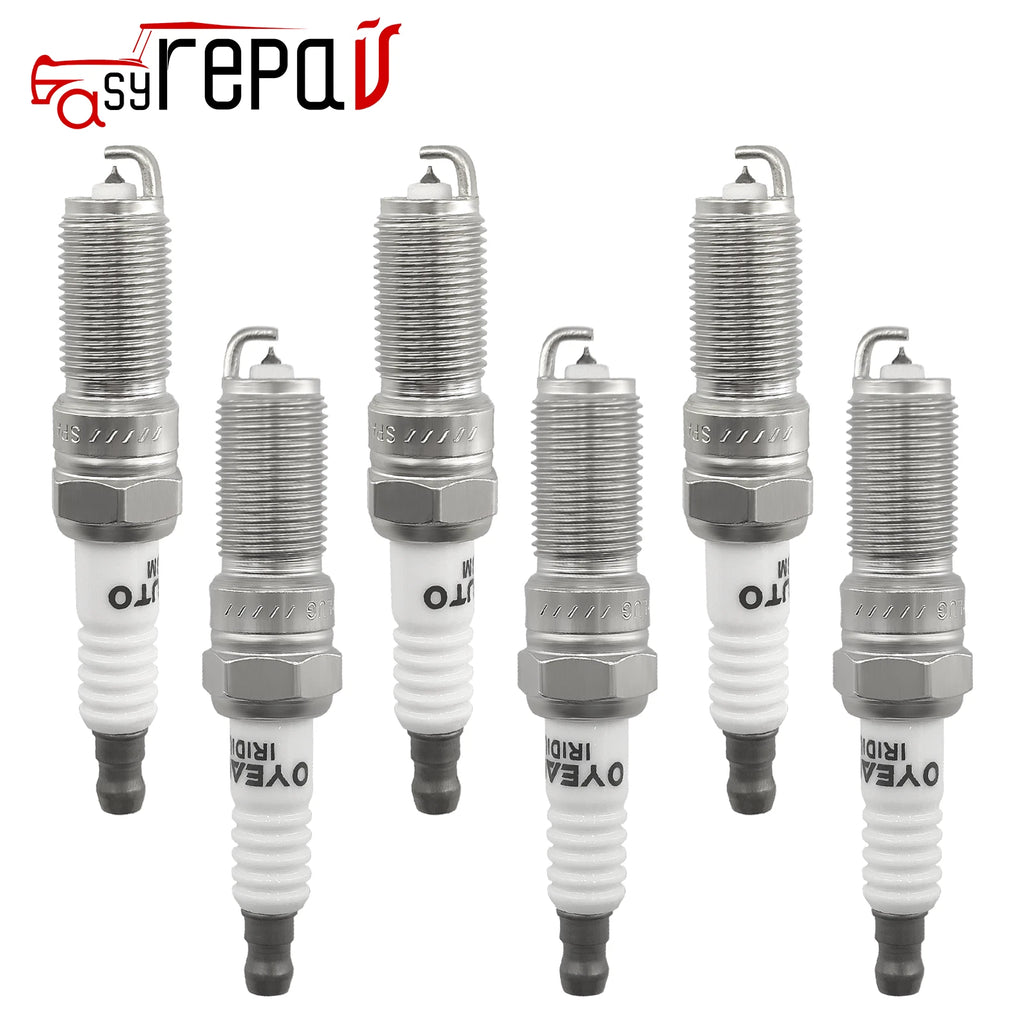 6X Iridium Spark Plug for Buick Enclave Chevrolet Cadillac Ford Edge (2008–2017)