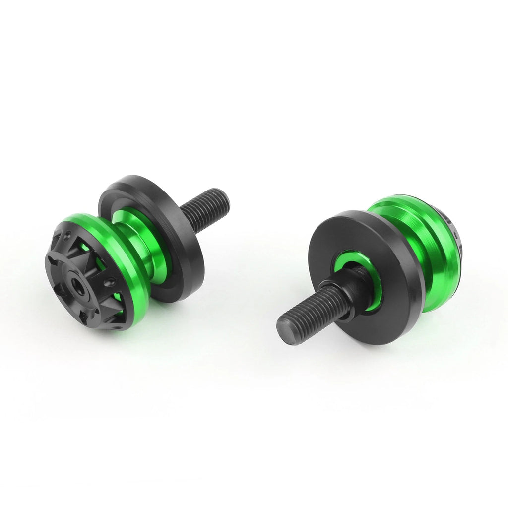 CNC 10mm Swingarm Sliders Spools for Kawasaki Ninja 250R 650R (2008–2018)