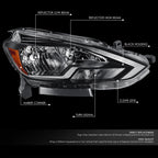 OE Style Right Passenger Side Headlight Assembly for Nissan Sentra (2016–2019)