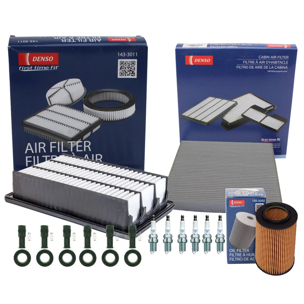 Tune Up Kit with NGK 6 Spark Plugs & Boots for Hyundai Santa Fe (2001–2006)