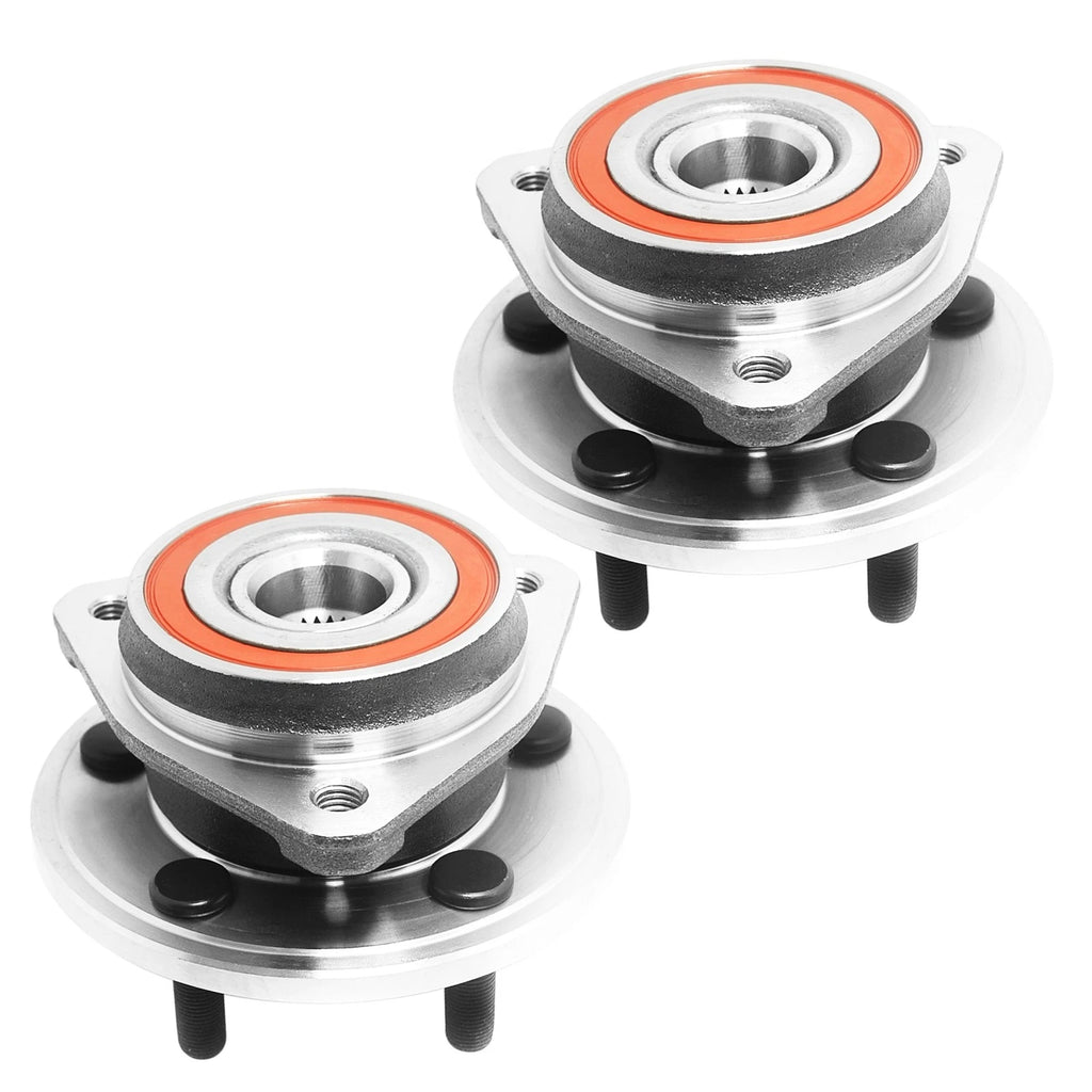 2X Front Wheel Bearing & Hub 513158 for Jeep Cherokee TJ Wrangler (1999–2001)