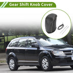 Gear Shift Knob Cover for Dodge Journey (2011–2020) Black Carbon Fiber