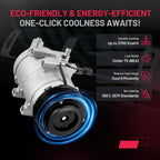 A/C Compressor & Clutch for Kia Sedona (2002–2005) CO 10973C