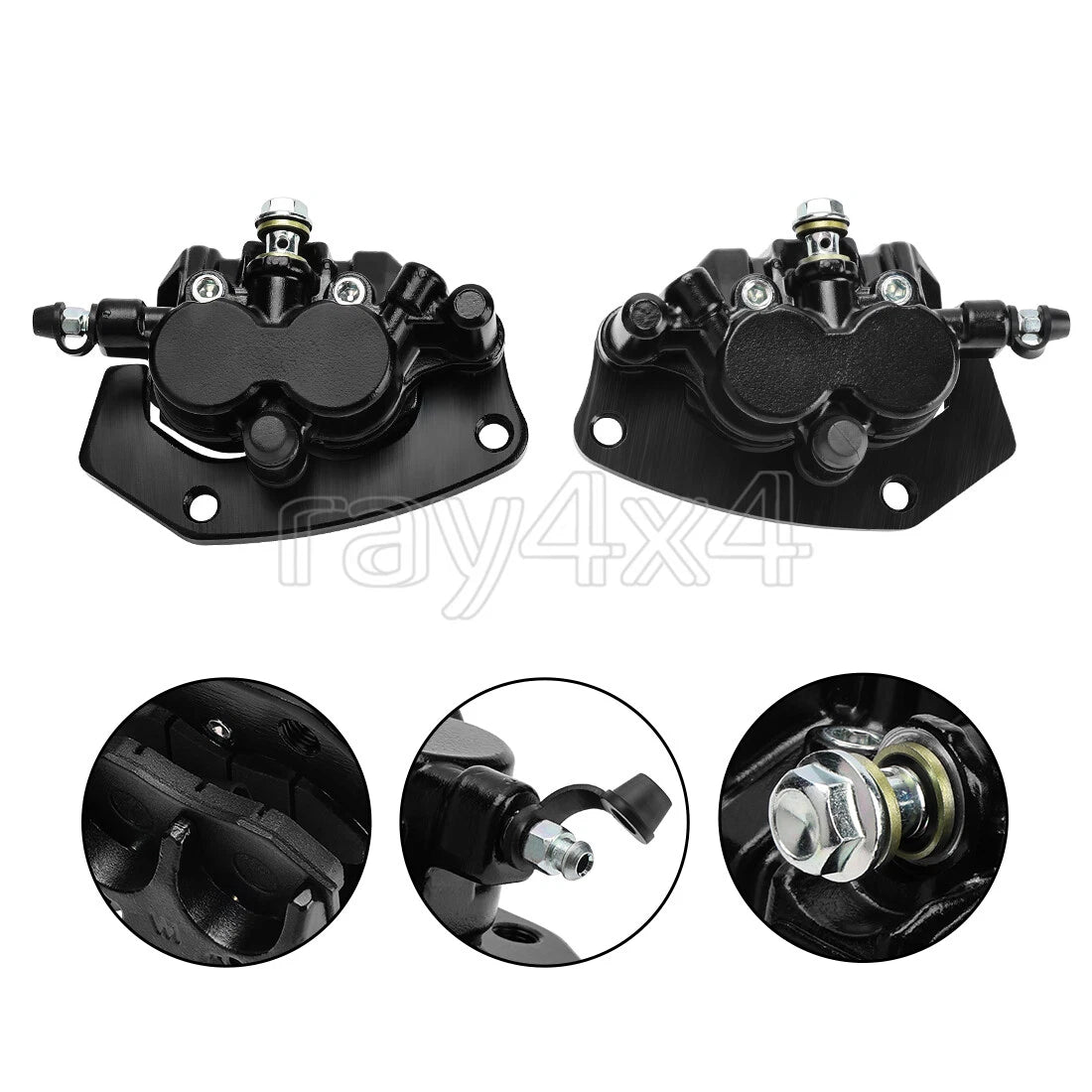 Set of 2 Front Brake Calipers for Kawasaki KAF820 Mule Pro FX FXT FX DX