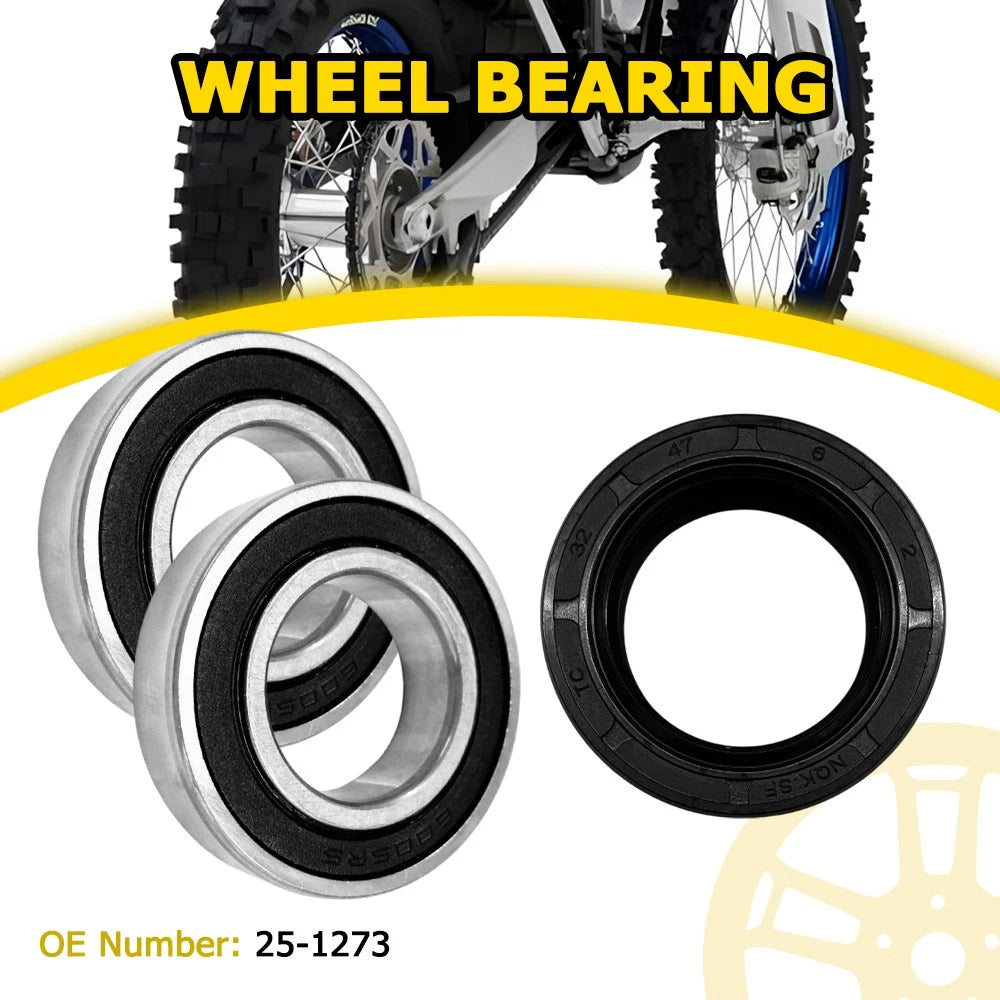 Wheel Bearing Seals Kit for BMW HP4, K1200R, Kawasaki ZX10R, ZX900, Suzuki EXV (2000–2023)