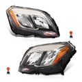 Halogen Headlights Set for Mercedes Benz GLK250 GLK350 (2013–2015)