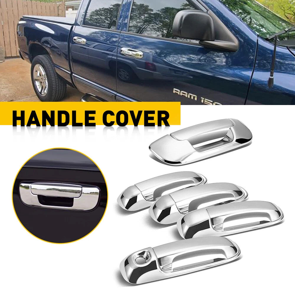 Set of 4 Chrome Handle Covers for Dodge Ram 1500 (2002–2008)