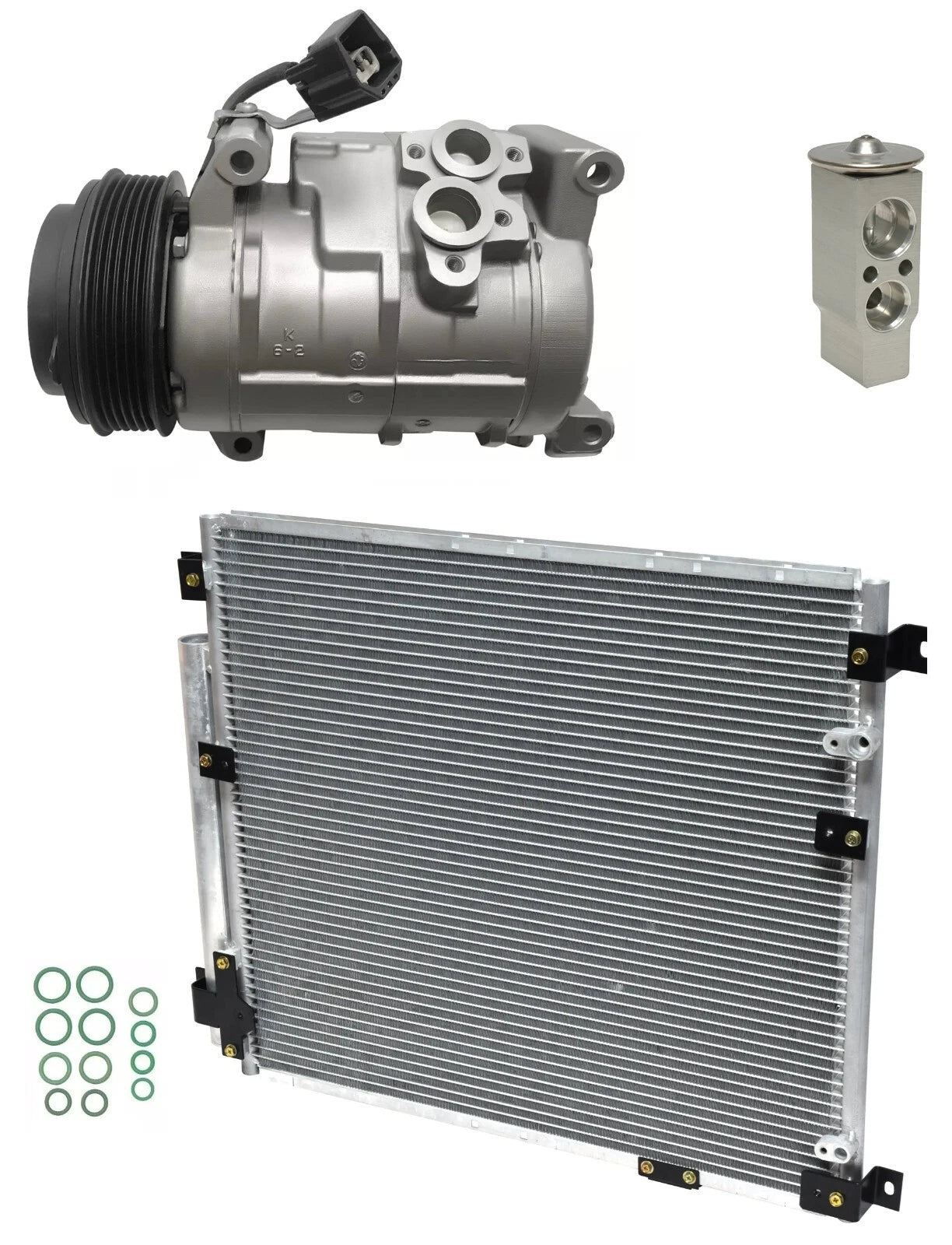 A C Compressor Kit With Condenser for Cadillac SRX 3.6L V6 (2006–2010)