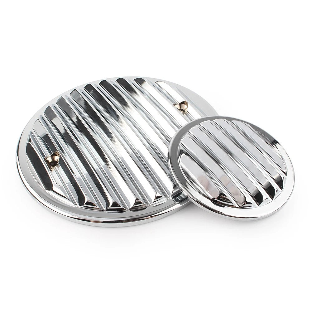 Finned Engine Cover Kit for Victory Cross Country Hammer Vegas (Chrome)