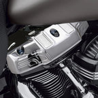 Upper Rocker Box Covers for Harley Touring Road Glide (2017–2024) Chrome