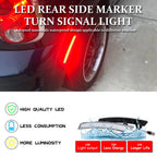 2X Clear LED Rear Side Marker Lights for Mini Cooper R50 R52 R53 (2002–2008)