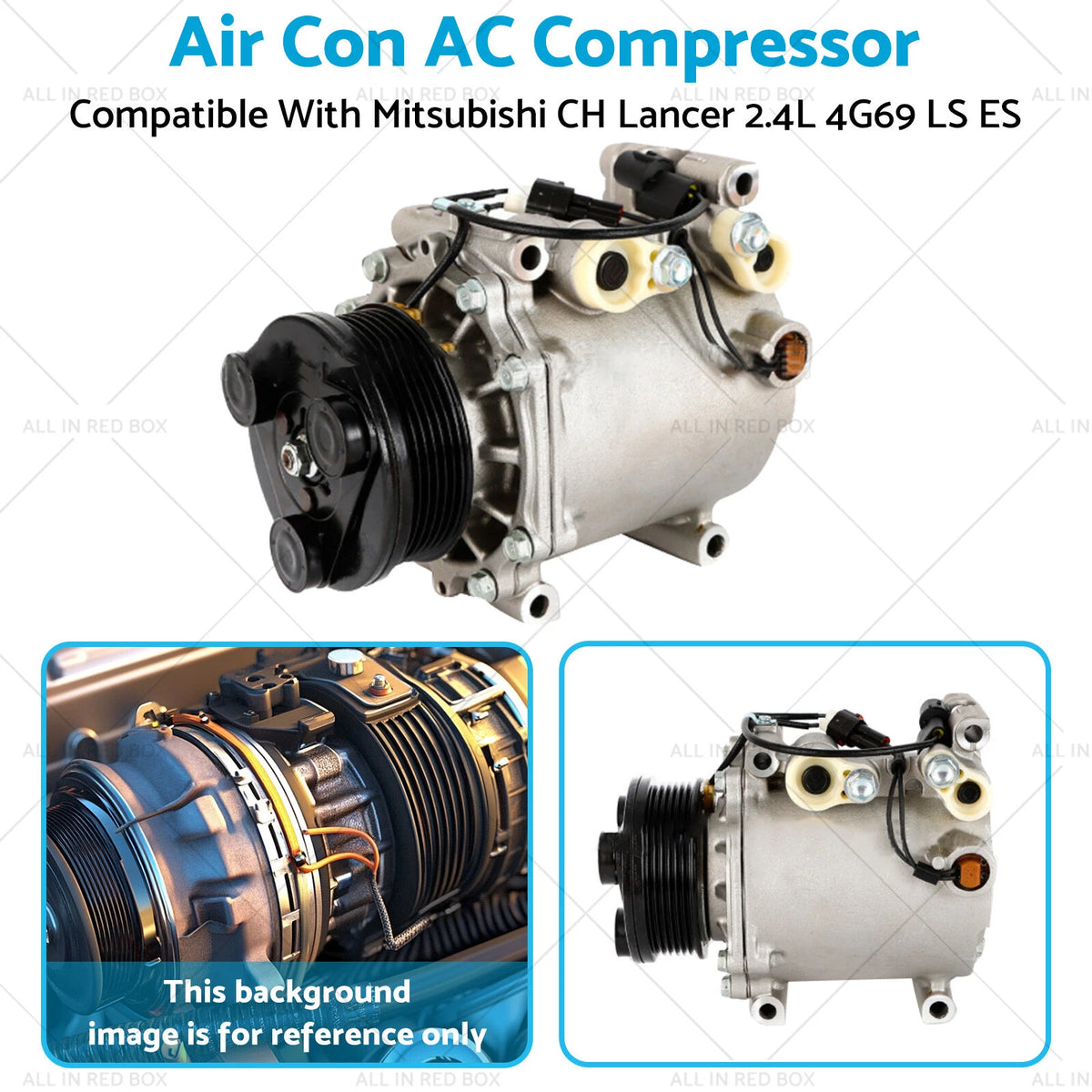 AC Compressor for Mitsubishi CH Lancer 2.4L 4G69 (2000–2006)