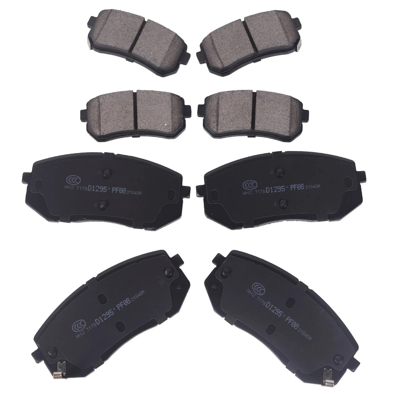 Set of 8 Ceramic Brake Pads for Hyundai Tucson, Kia Sportage, Cadenza