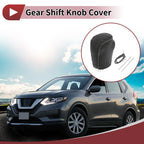 1 Pc Gear Shift Knob Cover for Nissan Rogue Sport (2017–2022) Black Grey